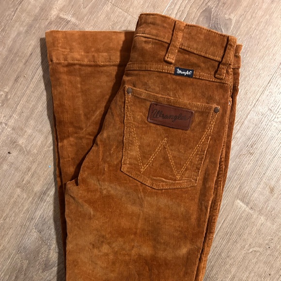 Wrangler Pants - Wrangler High Rise Trouser Corduroy Pants